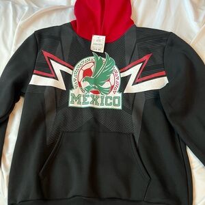 Mexico Black and Red Hoodie